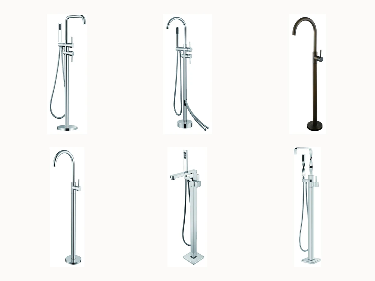 Floor-Mounted Tub Filler